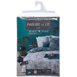 Atmosphera Créateur D'Intérieur Parure de lit Jungle en coton 260x240 cm - Atmosphera* Housse De Couette