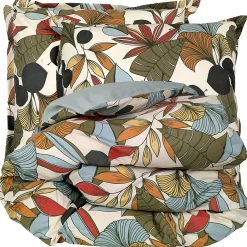 Linnea Parure de lit percale de coton 240x220 cm CASCADE vert Sauge 3 pièces* Parure De Lit
