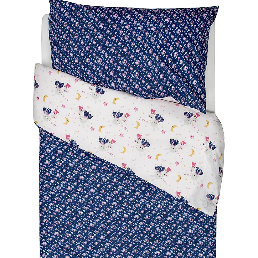 Sevira Kids Parure de lit réversible en coton Fairy Flore* Parure De Lit