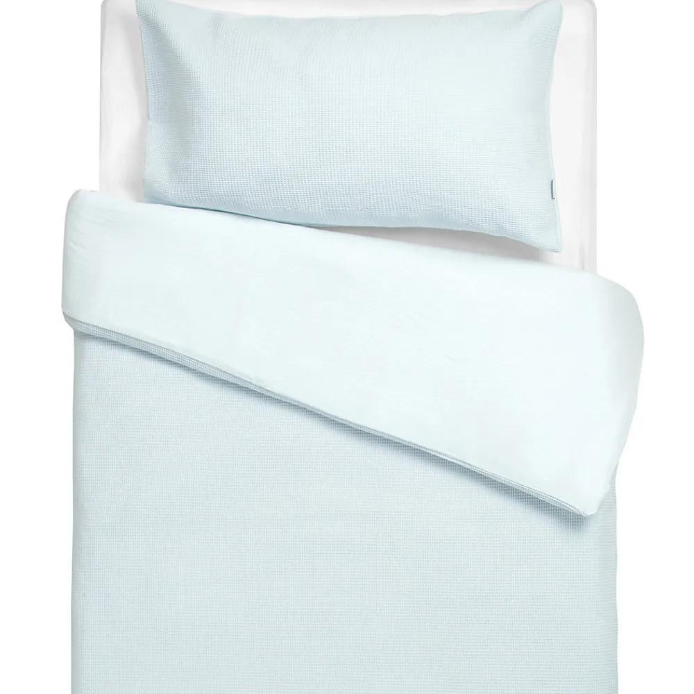 Parure de lit réversible gaze de coton & nid d'abeille>Sevira Kids Sale