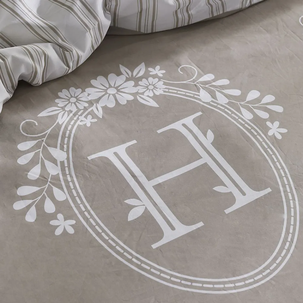 PARURE DE LIT TODAY - HOUSSE DE COUETTE 240X260 + 2 TAIES D OREILLER 63X63 - 100% COTON 57 fils - Berenice>Todays Tools New