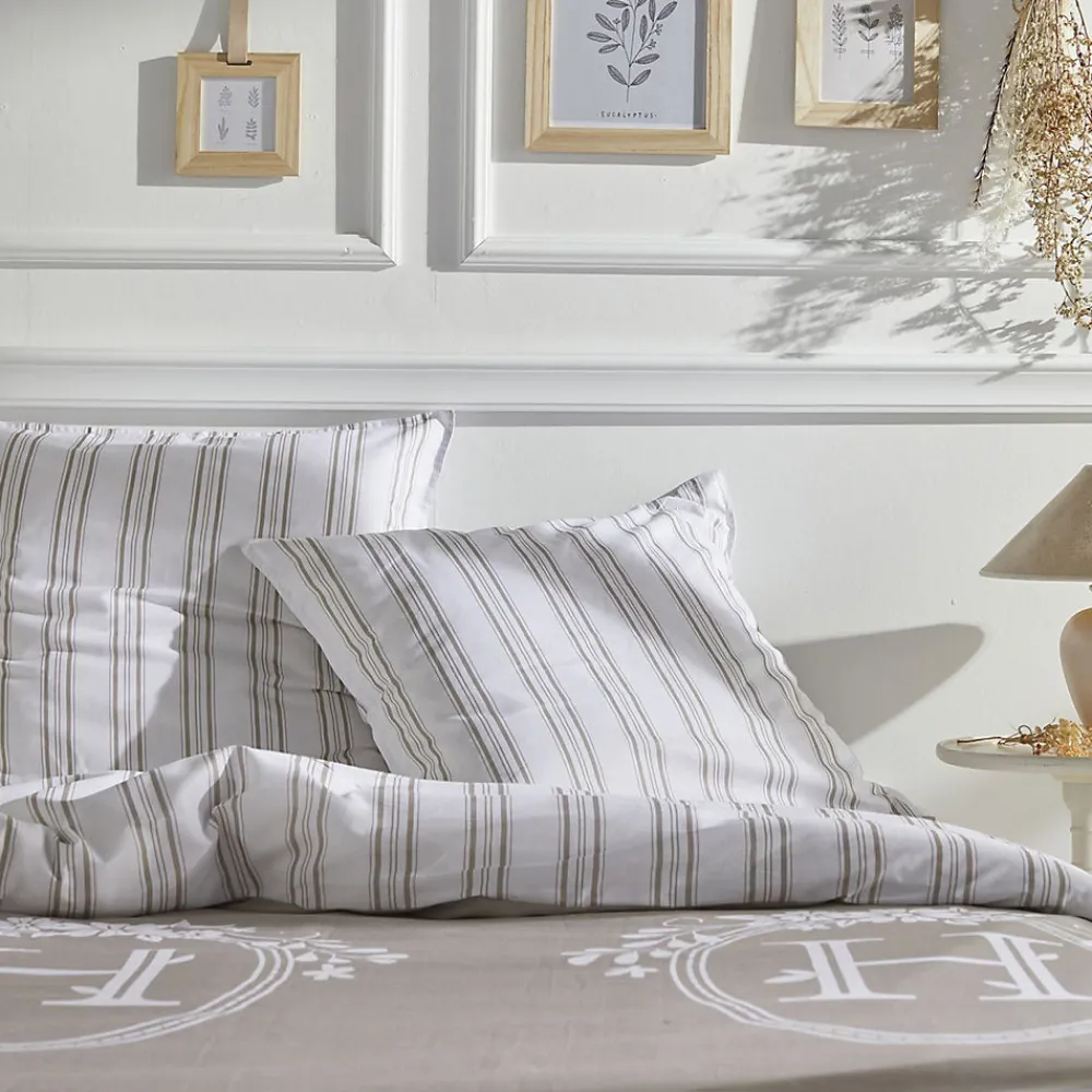 PARURE DE LIT TODAY - HOUSSE DE COUETTE 240X260 + 2 TAIES D OREILLER 63X63 - 100% COTON 57 fils - Berenice>Todays Tools New