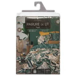Parure de lit Tropik en coton 240x220 cm - Atmosphera><noscript><img width=