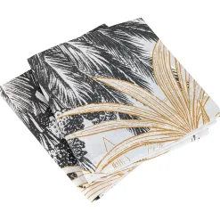 Linnea Parure de lit 260x240 cm coton SOLI vert* Parure De Lit