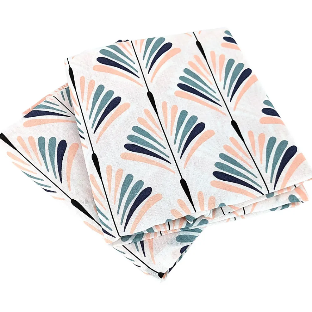 Parure de lit 260x240 cm coton VOLEA rose>Linnea Outlet