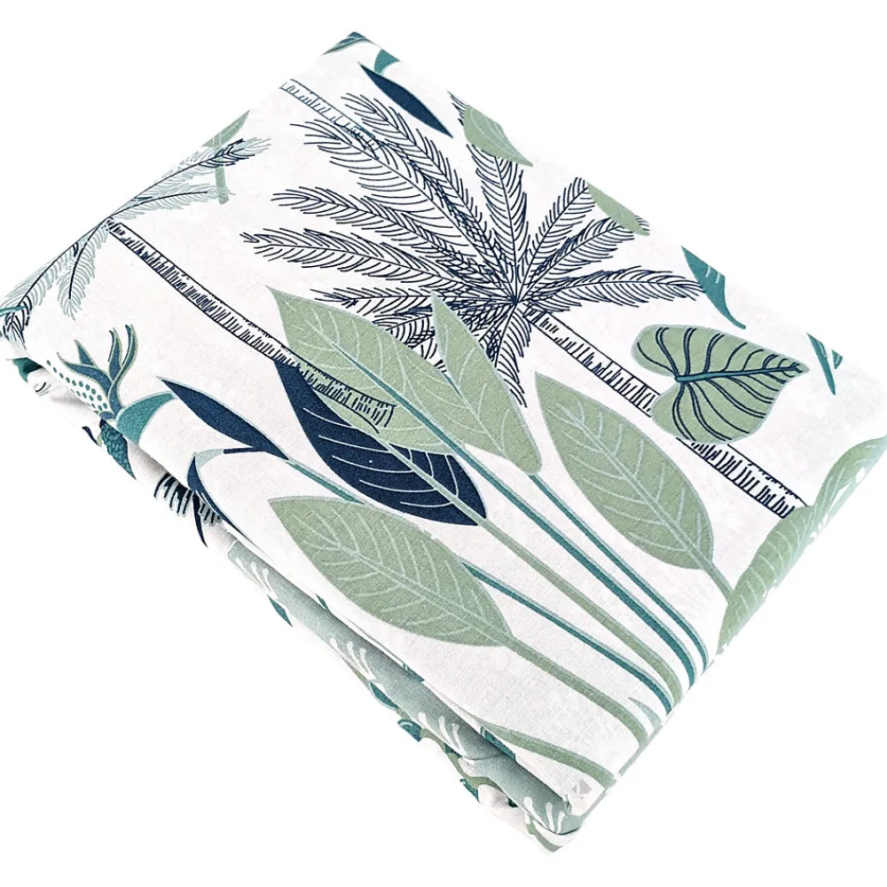 Parure de lit 240x220 cm coton bci adouci ALISCO bleu 3 pièces>Linnea Discount