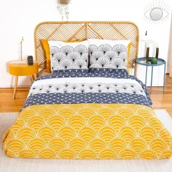 Linnea Parure de lit 200x200 cm coton KERITA multicolore* Parure De Lit