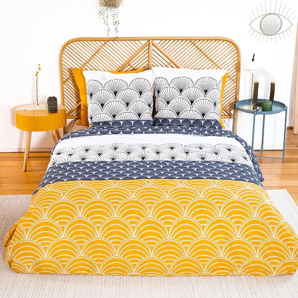 Linnea Parure de lit 200x200 cm coton KERITA multicolore* Parure De Lit