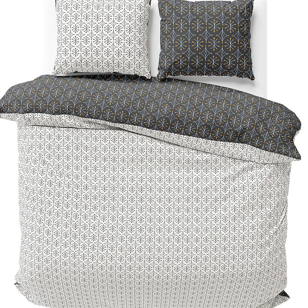 Parure de lit 140x200 cm coton biologique WAG Noir>Linnea Best