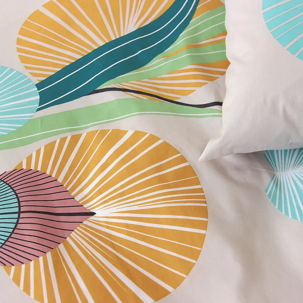 Parure de lit 240x220 cm coton GANA Vert>Linnea Discount