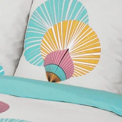 Parure de lit 240x220 cm coton GANA Vert><noscript><img width=