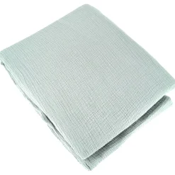 Parure de lit 260x240 cm double gaze de coton GAZGAZ vert amande 3 pièces>Linnea Clearance