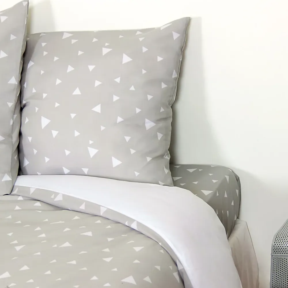 Linnea Parure de lit 240x220 cm microfibre PISA gris Perle* Parure De Lit