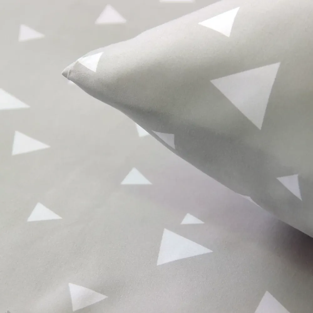Linnea Parure de lit 240x220 cm microfibre PISA gris Perle* Parure De Lit