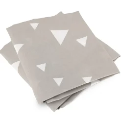 Linnea Parure de lit 240x220 cm microfibre PISA gris Perle* Parure De Lit