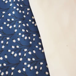 Parure de lit 240x220 cm Microfibre 50% recyclée FLENA Bleu 3 pièces><noscript><img width=