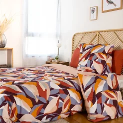 Linnea Parure de lit 240x220 cm microfibre EXUBERANCE multicolore 3 pièces* Parure De Lit