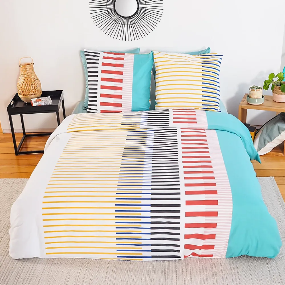 Linnea Parure de lit 240x220 cm mixte CHRIS multicolore* Parure De Lit