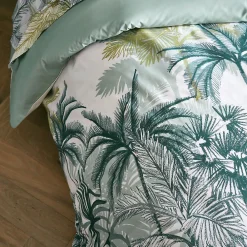 Parure de lit 240x220 cm percale coton TRINIDAD mousson><noscript><img width=