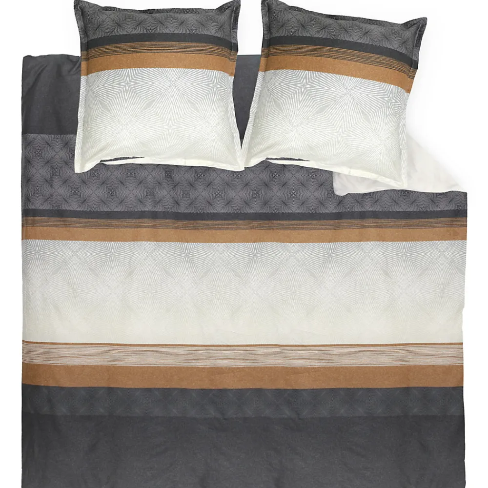 Parure de lit 300x240 cm satin de coton TIAGO noir>Linnea Sale