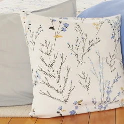 Parure de lit 240x220 cm Satin de coton FANILLE Blanc 3 pièces><noscript><img width=