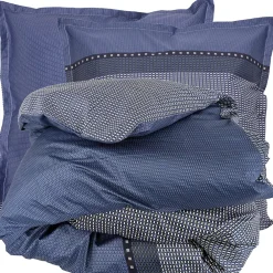 Linnea Parure de lit 260x240 cm satin de coton ENZO bleu* Parure De Lit