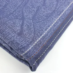 Parure de lit 240x220 cm Satin de coton VENDOME Bleu foncé><noscript><img width=