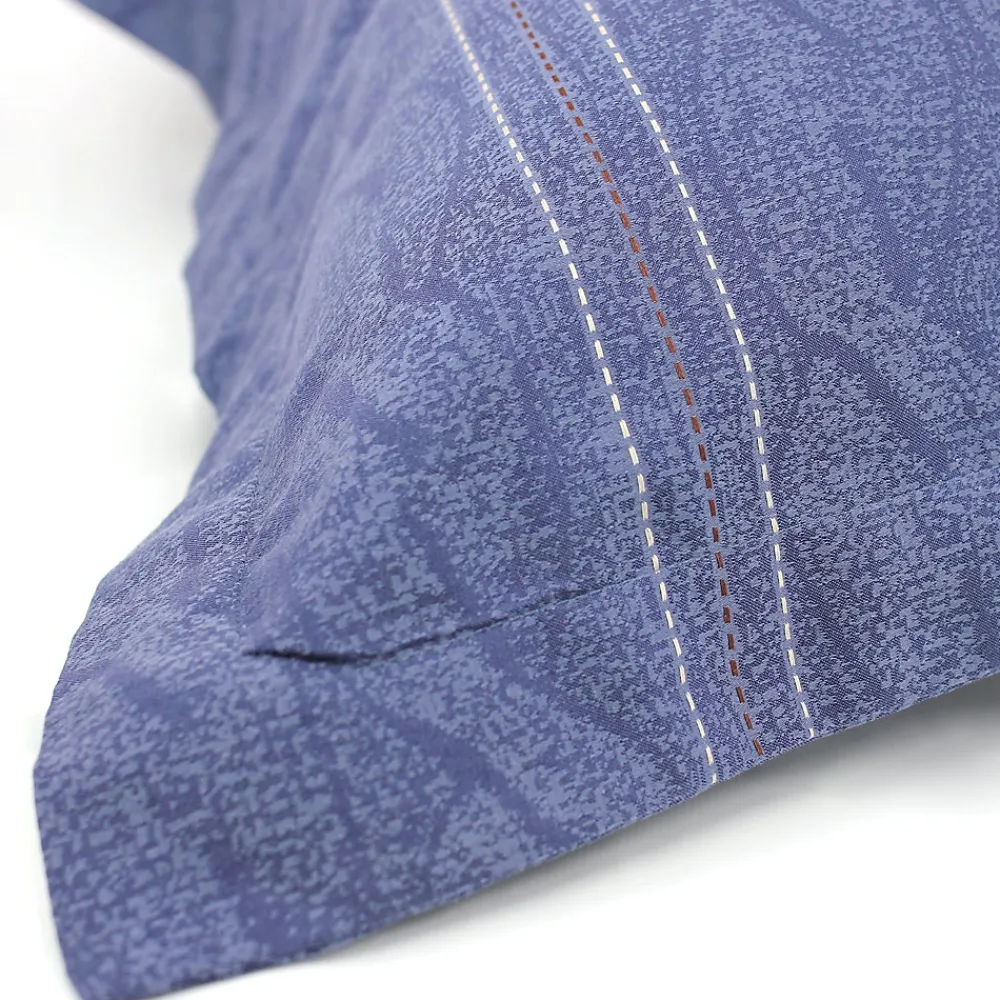 Parure de lit 240x220 cm Satin de coton VENDOME Bleu foncé>Linnea Best