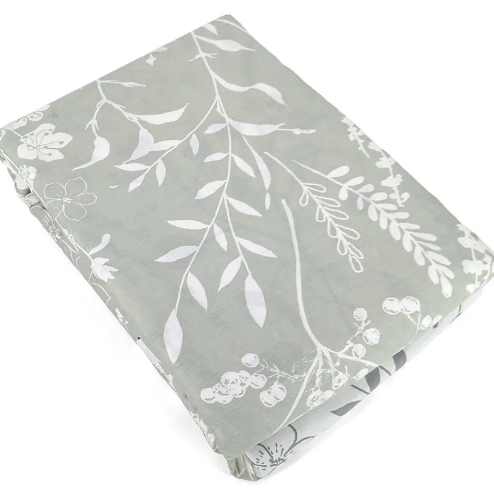 Parure de lit 240x220 cm Satin de coton SUSIE Vert 3 pièces>Linnea New