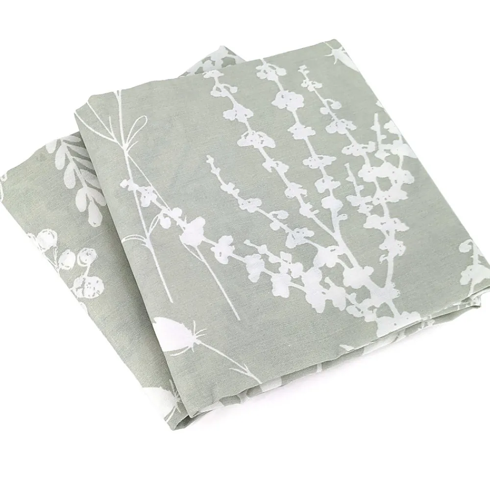 Parure de lit 240x220 cm Satin de coton SUSIE Vert 3 pièces>Linnea New