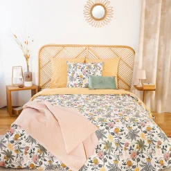 Parure de lit 240x220 cm Satin de coton WAYAN Vert 3 pièces>Linnea Clearance