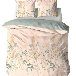 Parure de lit 260x240 cm set 63x63 cm HELIA coton>Linnea Discount