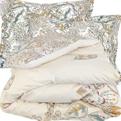 Linnea Parure de lit 280x240 cm 50x70 cm coton OKY écru Naturel 3 pièces* Parure De Lit