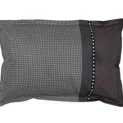 Linnea Parure de lit 140x200 cm 50x70 cm en satin de coton ENZO noir* Parure De Lit