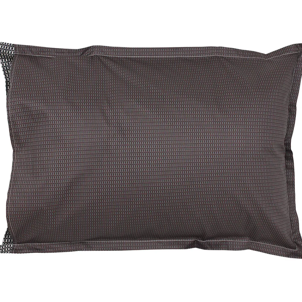 Parure de lit 300x240 cm 50x70 cm en satin de coton ENZO noir>Linnea Best