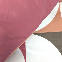 Parure de lit 280x240 cm 50x70 cm percale MODULO acajou 3 pièces><noscript><img width=