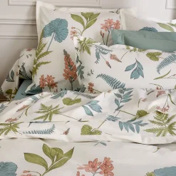 Linnea Parure de lit 260x240 cm 50x70 cm percale de coton FÉERIE Blanc sauge* Parure De Lit
