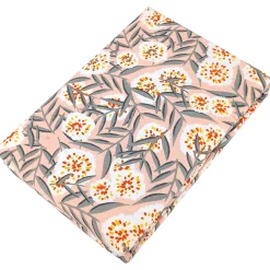Linnea Parure de lit 200x200 cm 65x65 flanelle LILY gris orange 3 pièces* Parure De Lit