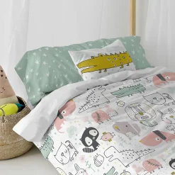 Happyfriday Parure housse de couette 2 pièces Best buddies 100% Coton* Housse De Couette