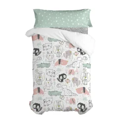 Happyfriday Parure housse de couette 2 pièces Best buddies 100% Coton* Housse De Couette