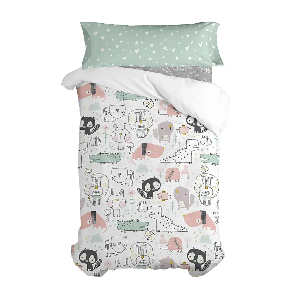 Happyfriday Parure housse de couette 2 pièces Best buddies 100% Coton* Housse De Couette