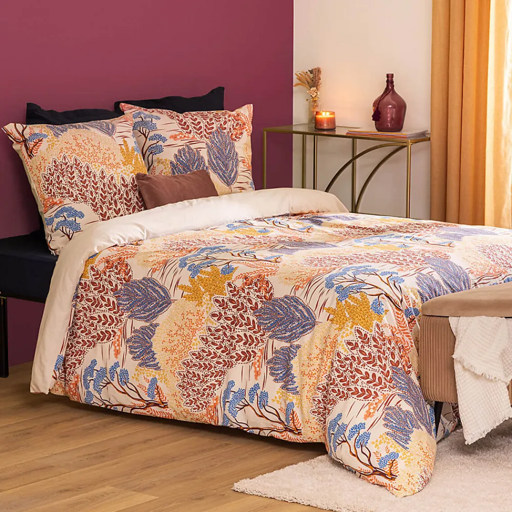 Parure imprimée Walaa beige 240x220cm - Atmosphera>Atmosphera Créateur D'Intérieur Best