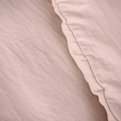 Linnea Parure 240x220 cm MILA polyester micro lavée rose poudré 3 pièces* Parure De Lit