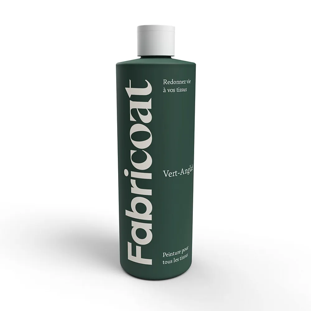 PEINTURE TEINTURE POUR TISSUS 500ml VERT ANGLAIS ->Fabricoat Clearance