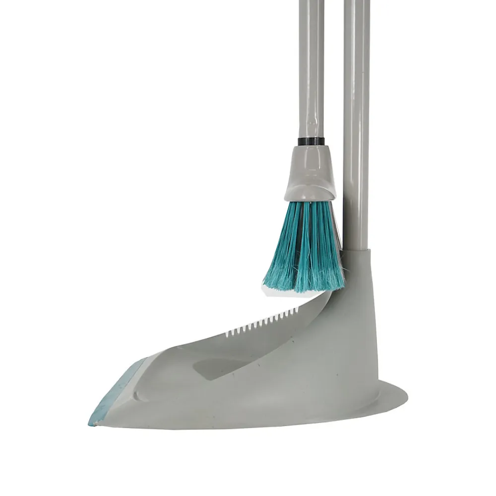 Pelle et balayette à pied poils doux gris L.78 x l.26 cm>GoodHome Sale