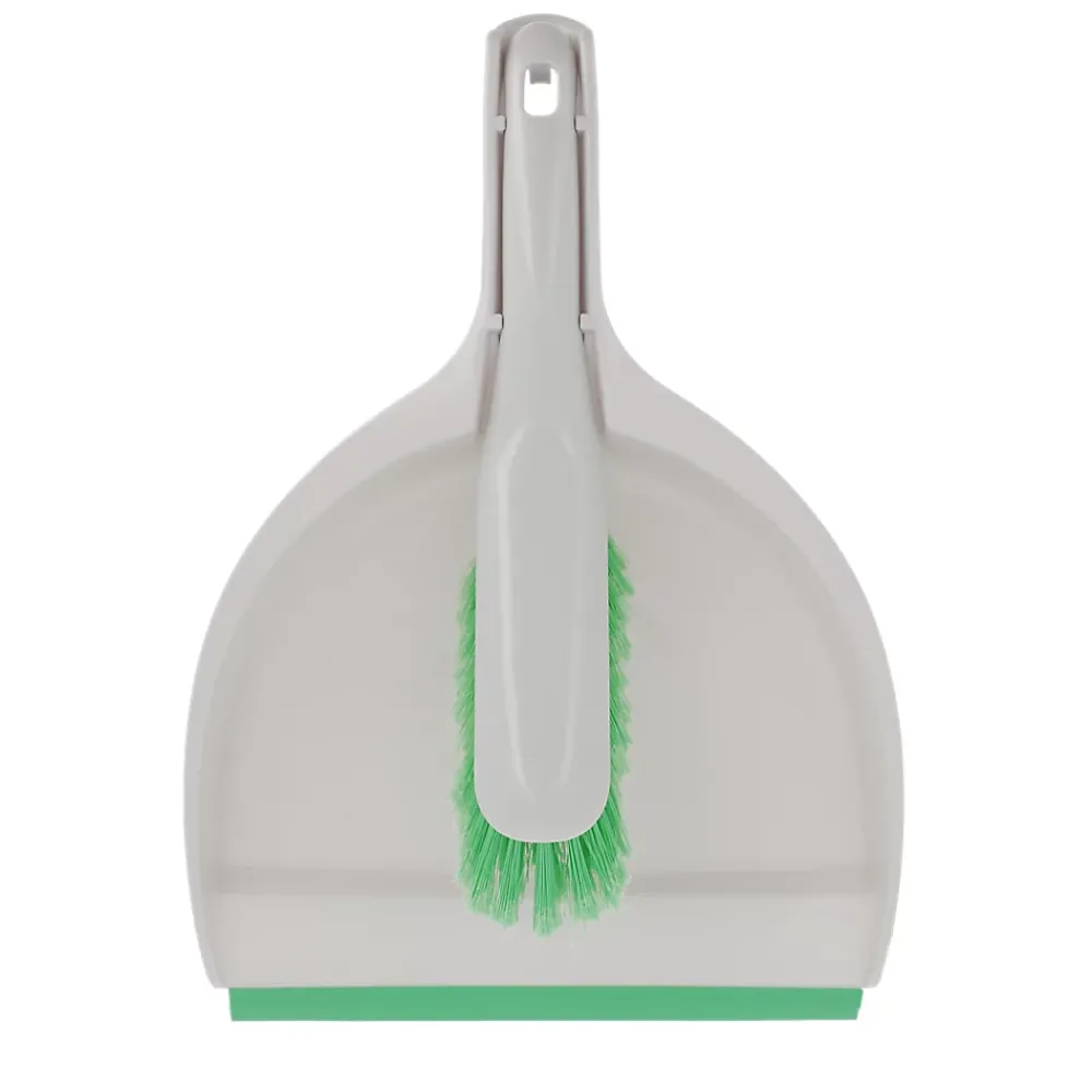 Pelle et balayette à poils doux blanc L.36 x l.23 x ep.* Balayette Et Ramasse-Poussière