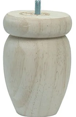 Bar plus Pied de lit boule H. 120 mm x Ø 82 mm brut* Pied De Lit