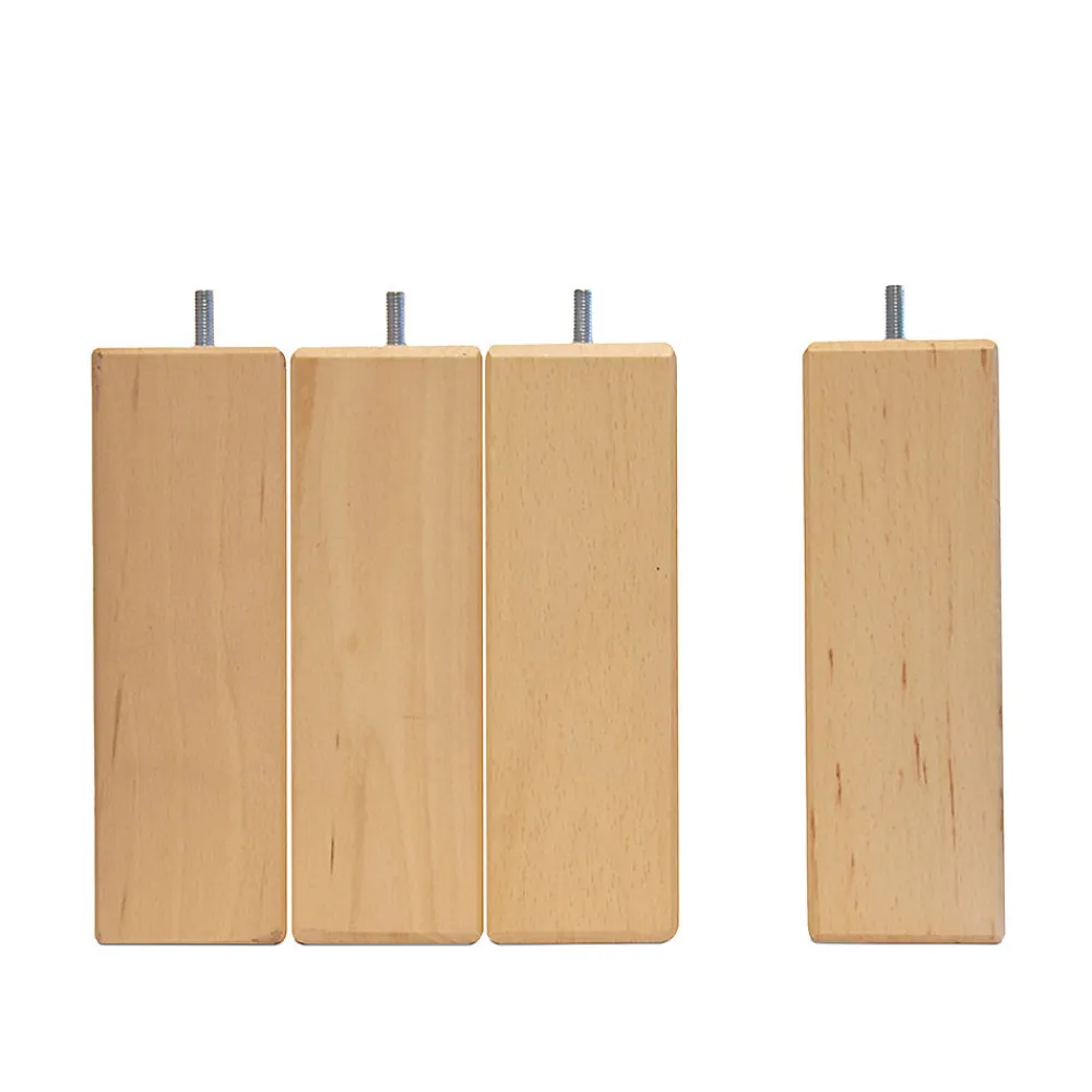 Pied de lit carré en bois Hauteur 15 cm (vendu à l'unité)>Bellecour Online