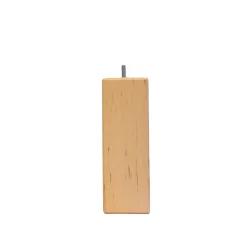 Bellecour Pied de lit carré en bois Hauteur 20 cm (vendu à l'unité)* Pied De Lit