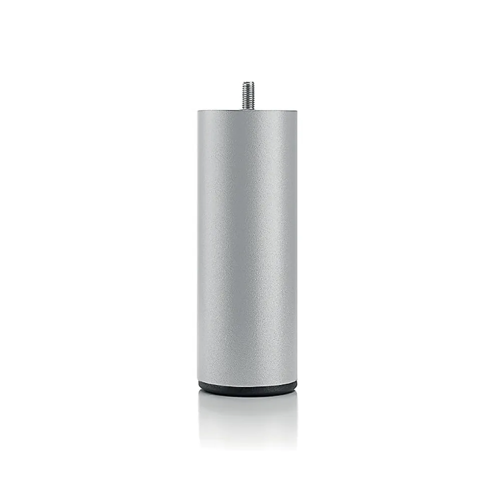 Pied de lit cylindrique en métal Gris Hauteur 16 cm (vendu à l'unité)>Bellecour Sale